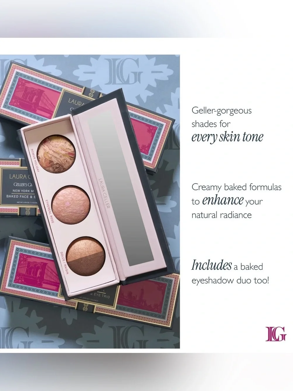 Laura Geller's Greatest Baked Face & Eye Palette: New York Minute/ NIB ✨